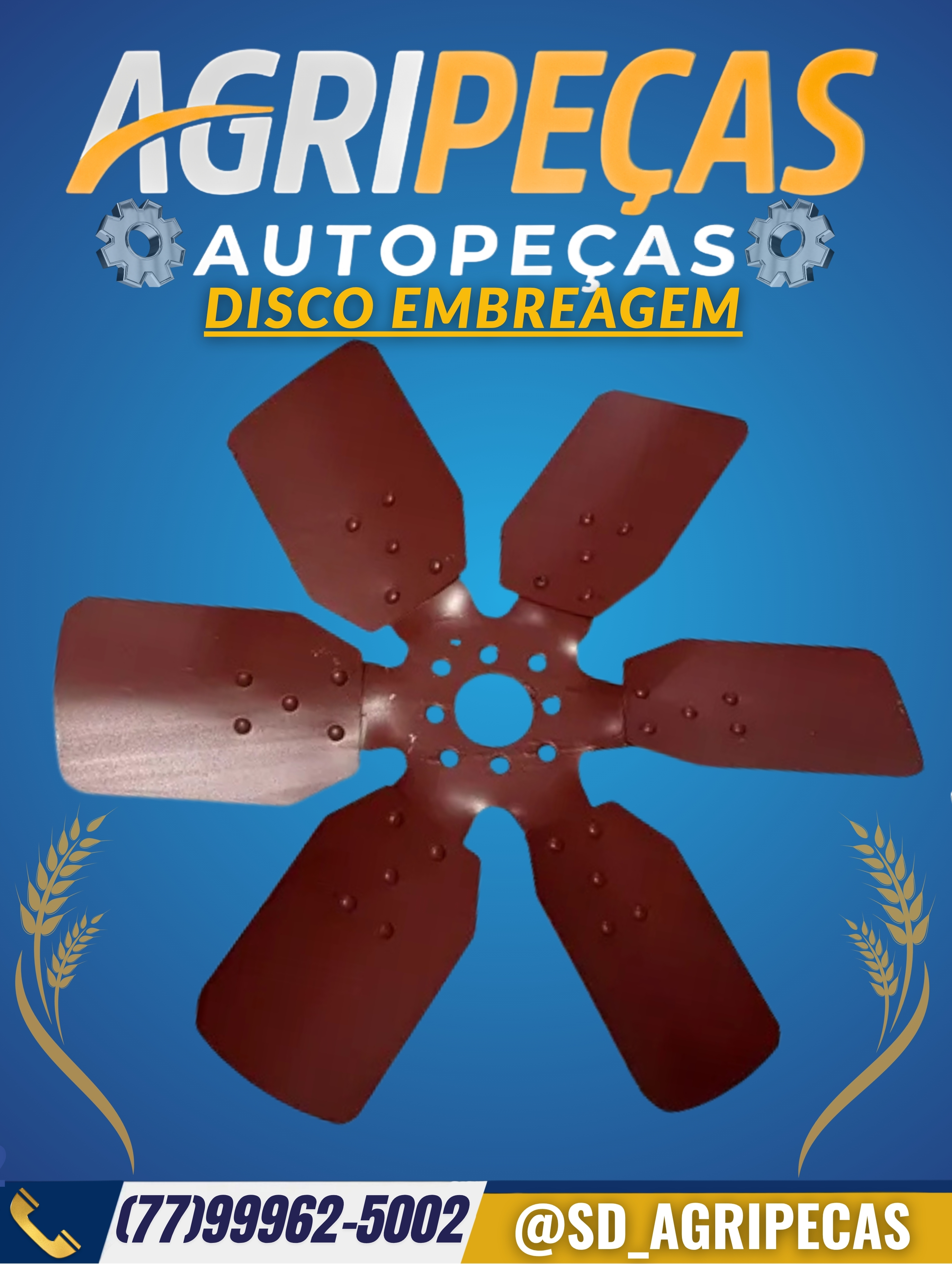 DISCO EMBREAGEM - PALHETAS